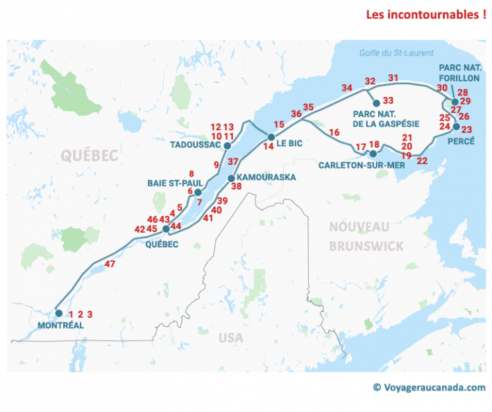 Road trip en Gaspésie : l'itinéraire idéal - Blog Voyageraucanada.com