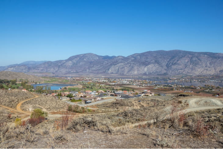 Ville d’Osoyoos dasn l'Ouest canadien