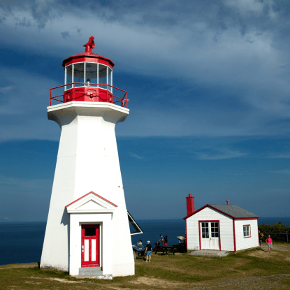 Phare du parc national Forillon - Guide Gaspésie 2023